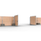 Mobile fence base | plate of concrete | Length: 700 mmHeight: 125 mmWidth: 220 mmwith 6 holes ( 42 mm)36 kg